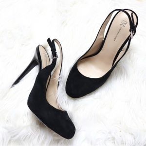 INC Lali black heels